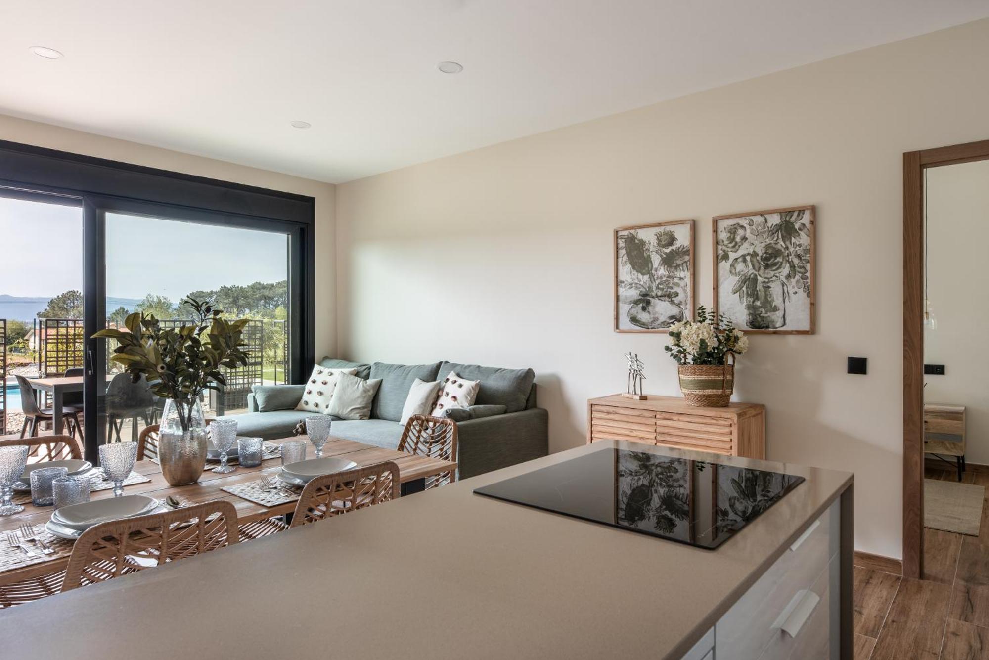 Nova Aguieira Apartments - Acceso Directo Playa Porto do Son Eksteriør billede